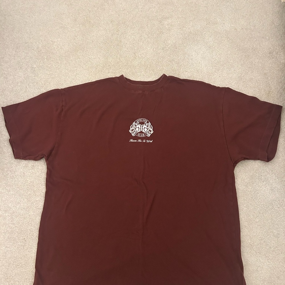 Men's Brown Graphic T-Shirt